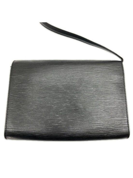 LOUIS VUITTON Epi Shoulder Bag Pochette Arche - Inner pocket  Louis Vuitton Epi Shoulder Bag Pochette le Inner Pocket Deterioration Black